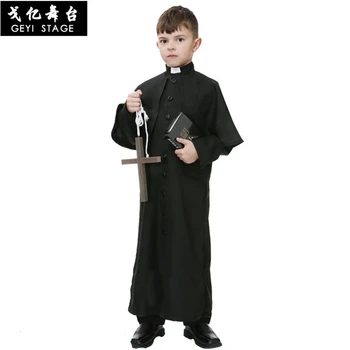 Vruće kostime za Halloween cosplay scenska događanja luksuzna odjeća Otac prorok redovnici odijelo