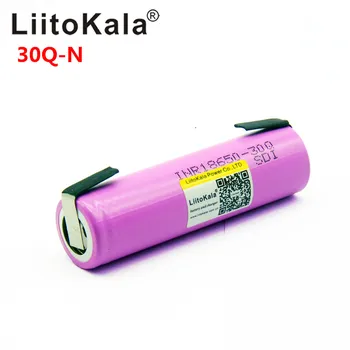 40 kom. Litokala Originalni 18650 3000 mah Baterija INR18650 30Q-N 20A Iscjedak Li-ion Punjiva Baterija za+DIY Nikal