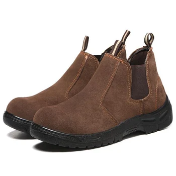 Novi prijem za muškarce velike dimenzije čelik čarapa kape s zaštitne cipele iz kravlja koža antilop radna obuća слипоны na platformi radne čizme za zavarivanje botas