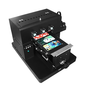 A4 Veličina UV Printer Led uv emboss effect printer Ispis na Kućištu telefona TPU Glass & Mini Prijenosni Ručni Printer For Label Code