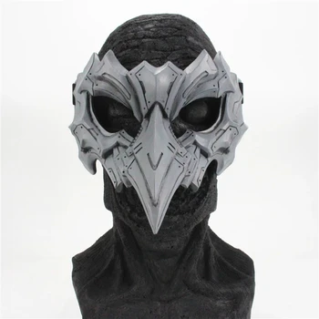 Japanski Zmaj Bog Maska Polovica Lica Smole Ptica Punk Maska za Zurke Cosplay Maska