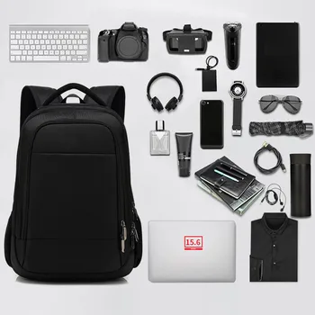 VM FASHION KISS Business Male 15.6 Laptop Backpack For Men Student Woman School Both Ramena USB Charging Travel Backpacks