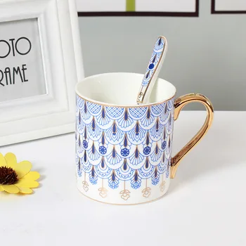 Criativo necessidades diárias cerâmica xícara café de osso china caneca ovog prático café da manhã xícara de leite