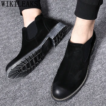 Cipele Chelsea Muške čizme Muške zimske Muške cipele crne cipele Zapatos de Hombre Obuća Muška Zapatos de Hombre Ayakkabı