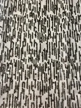 Srebrna boja beaded tiskanje Priručnika zalijepljen sjaj mreže tila afrička cvjetne čipke tkanina JRB-128823 za vjenčanicom 3 boje