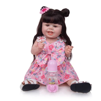 Sladak 22 cm 55 cm Reborn Baby Doll Mekani Silikon Sredstva Za Njegu Kože Simulacija Саския Dijete Moda Rođendan Рожде ...