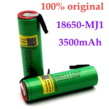 30-10ШТ Original INR 18650 MJ1 3500 mah 10A DESCARGA li-iony MJ1 18650 bateria C Lula de 3500 mah baterias + DIY nicke