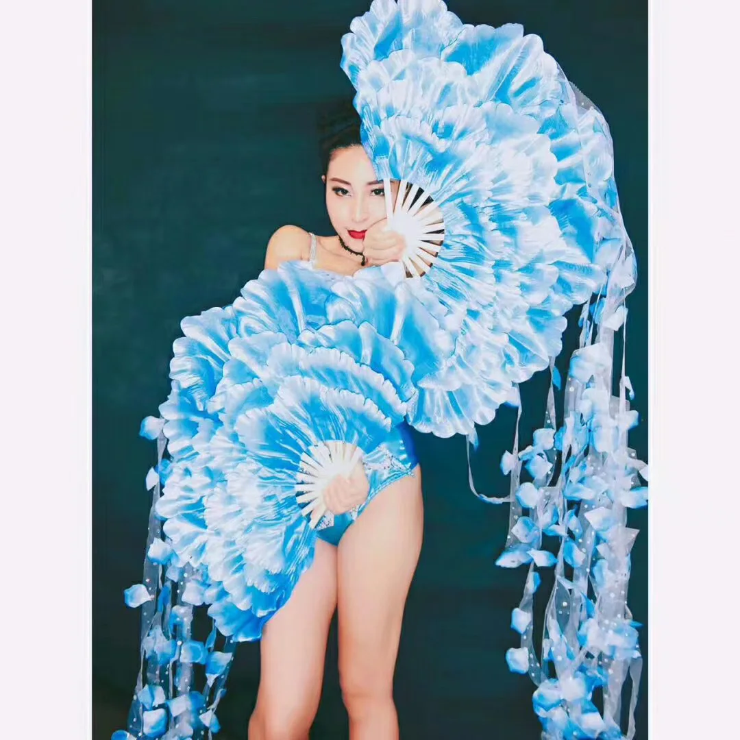 Identitet Performanse Odijelo Dame Rhinestones Bikini Postavlja Uzorak Za Ispis Primjena Traka Ventilator Noćni Klub Plesni Show Odijevanje Slika  0