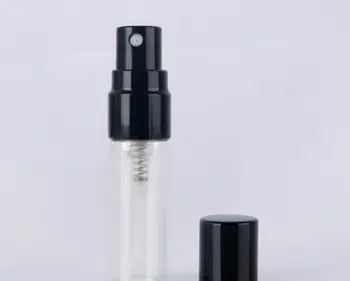 200pcs 3ML orijentirana na kupca papirnate kutije i staklena bočica parfema s pištoljem&prazna pakiranja Parfum DHL SN266