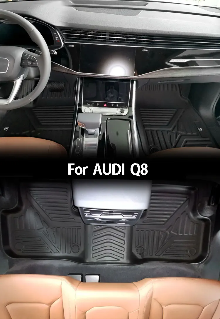 Za AUDI P8 2019-2020 Auto-Tepisi Specijalizirane Prilagođene MLA Crna Vodootporan, Izdržljiv pod Tepih Auto Pribor unutrašnjost Promjene Slika  1