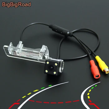 BigBigRoad Car Intelligent Dynamic Path Tracks Rear View CCD Camera For Mercedes Benz, Smart Fortwo / Smart ED Night Vision