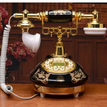 Starinski пасторальный retro-telefon, europska vrhunski keramički telefon, kućanskih fiksni telefon, starinski telefon