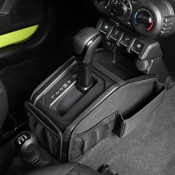 New-Stowing Tidying Car Gear Shifter Side Storage Bag Console Organizer For Suzuki Jimny JB74 2019-2021
