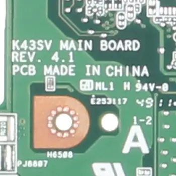 Za ASUS K43SV REV.4.1 HM65 N12P-GS-A1 matična ploča kompletan test posao