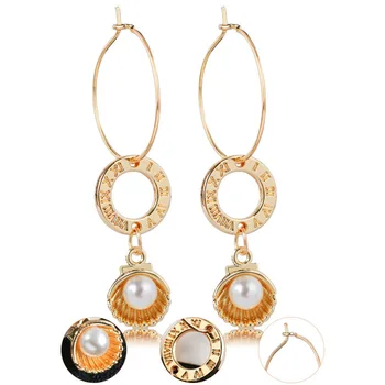 Zlatne Naušnice Za Žene Shell Type vještački dijamant Beads for Making Jewelry