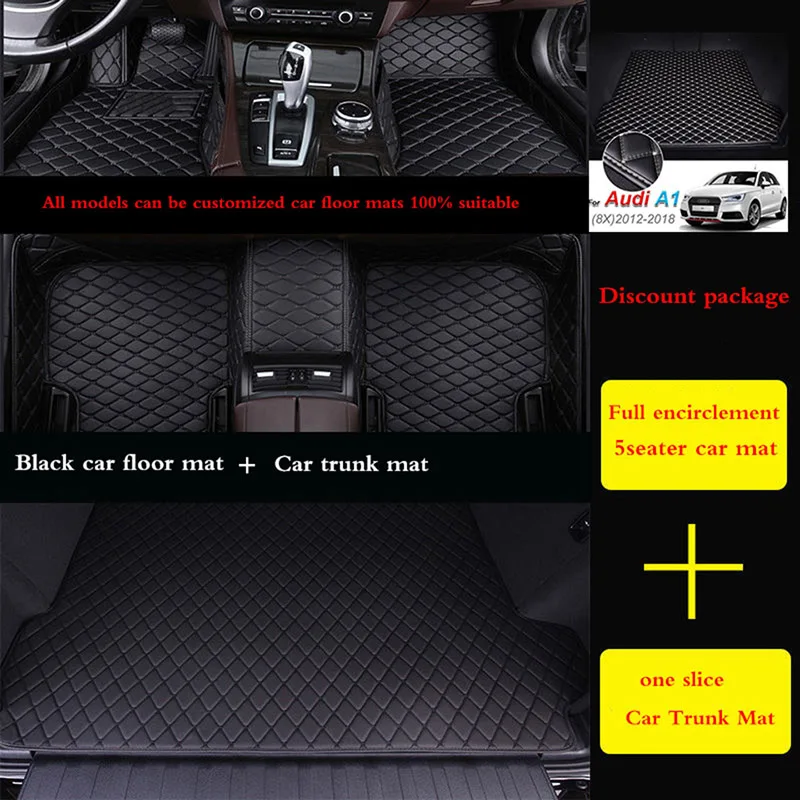 Visoka kvaliteta prilagođeni auto-tepisi tepisi za prtljažnik BYD svi modeli FO F3 SURUI SIRUI F6 G3 M6 L3 G5 G6 S6 S7 E5 E6 Auto-Stil Slika  1