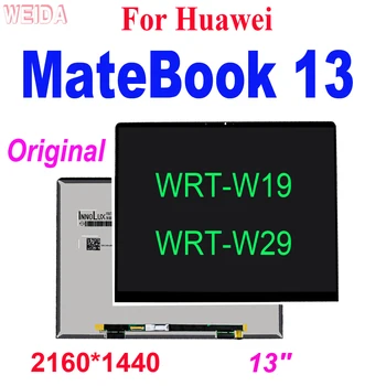 Novi Originalni 13 cm WRT-W19 WRT-W29 Dodirni LCD zaslon Za Huawei MateBook 13 LCD zaslon Osjetljiv na Dodir U Prikupljanju Zamjena 2160*1440
